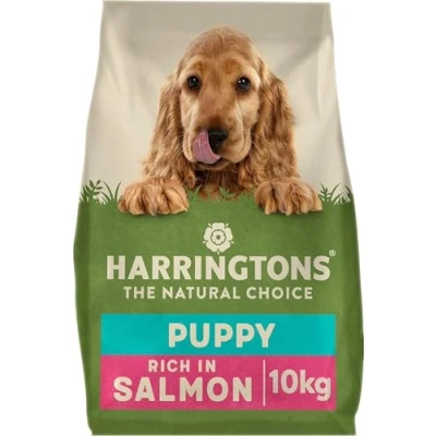 Image of Harringtons Complete Puppy Dry Dog Food Salmon &amp; Rice 10kg Made with All Natural Ingredients