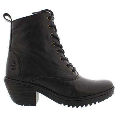 Image of Fly London Women WUNE077FLY Ankle Boots, Black (Black 000), 4 UK
