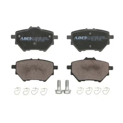 Image of 1609000680, 1612911480, 1617535380, 1619790880, 1636413980 Brake pad set ABE C2C016ABE Rear Axle not prepared for wear indicator