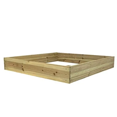 Image of Selections Wooden Raised Outdoor Garden Vegetable Bed (122cm x 18cm)