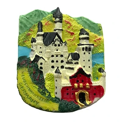 Image of Neuschwanstein Germany 3D Refrigerator Magnet Travel Sticker Souvenirs,Home &amp; Kitchen Decoration Fridge from China