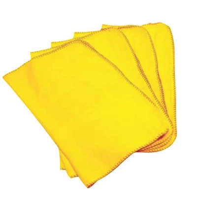 Image of Dusters Heavy Duty Cotton Dusting Towel Soft Multi Purpose Duster Cloth For Polishing Cleaning Glass Car Window Office Kitchen Essentials Home Accessories
