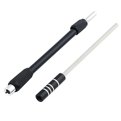 Image of 1 Set 4mm Flexible Bendable Extension Rod Magnetic Shaft Screwdriver Bit Holder Hex Shank Socket Adapter