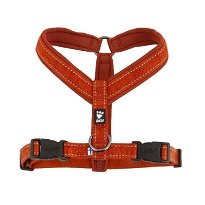 Image of Hurtta Casual Padded Dog Y Harness, Comfortable Everyday Cinnamon, 60cm