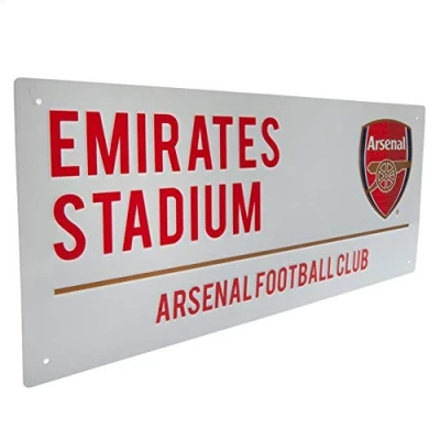 Image of Premier Life Store Arsenal FC Street Sign Emirates Stadium
