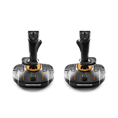 Image of Thrustmaster T.16000M FCS SPACE SIM DUO Black, Orange USB Joystick Analogue / Digital PC