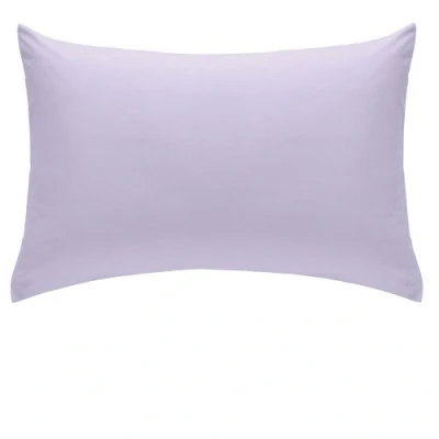 Image of Catherine Lansfield Easy Iron Percale Standard Pillowcase Pair Lilac