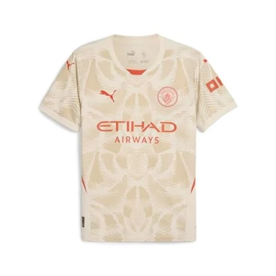 Image of PUMA Men’s Manchester City FC 2024/25 Soccer Goalkeeper Shirt White Size: S