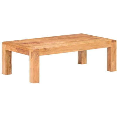 Image of vidaXL Coffee Table 110x60x35 cm Solid Acacia Wood in Honey Finish