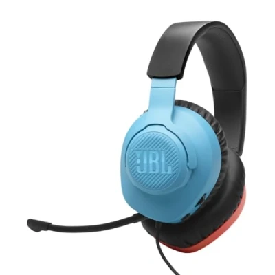 Image of JBL Quantum 100N Gaming Headset Blue &amp; Red, Blue,Red