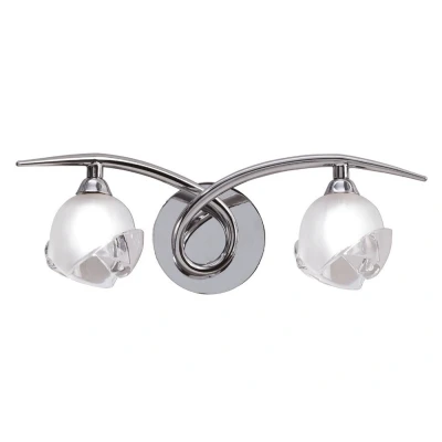 Image of Fragma Wall Lamp Switched 2 Light G9, Polished Chrome