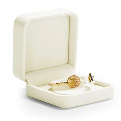 Image of Oirlv Velvet Bracelet Box White Gift Bangle Boxes Bracelets Display Case for Engagement Wedding Anniversary Birthday Mothers Day