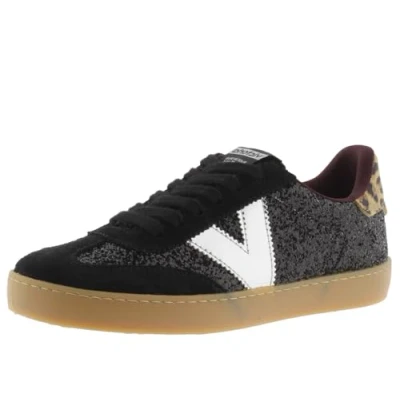 Image of Victoria BERLIN CICLISTA GLITTER women&#039;s Shoes (Trainers) in Black