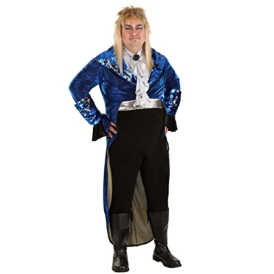 Image of Labyrinth Deluxe Plus Size Jareth Adult Fancy Dress Costume 2X