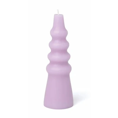 Image of Paddywax Totem Candles Unscented Colourful Pillar Candle, 303 g, Zippity (Lavender)