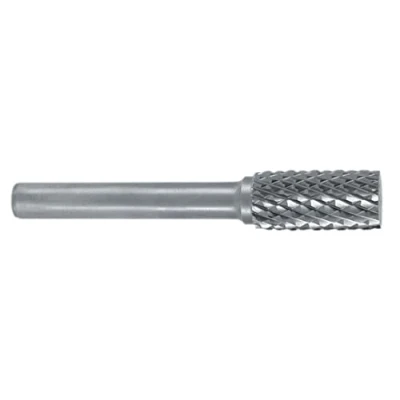 Image of RUKO Tungsten Carbide Rotary Burr without End Teething, A Cylinder (ZYA) Shape, Bright Finish, 3.0 mm Diameter, 38 Length, R116046