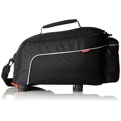 Image of Klickfix rack Pack Light luggage bag, black, one size. (Fits on Racktime)