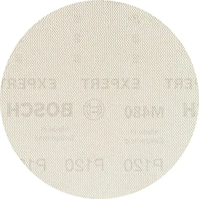 Image of Bosch Professional 5x Expert M480 Sanding Net (for Hardwood, Paint on wood, Ø 150 mm, Grit 120, Accessories Random Orbital Sander)