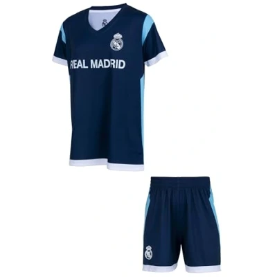 Image of Real Madrid Children&#039;s Football Jersey Set Official Collection 10 Years