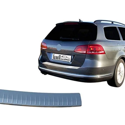 Image of Chrome Rear Bumper Protector Guard Fits Passat Estate 3C B7 [2010 2014]