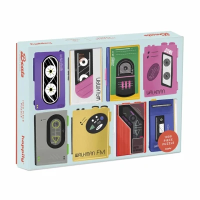 Image of Beats 1000 Piece Jigsaw Puzzle for Adults Premium 100% Recycled Board Featuring Iconic Walkmans Gifts Lovers Happily Puzzles