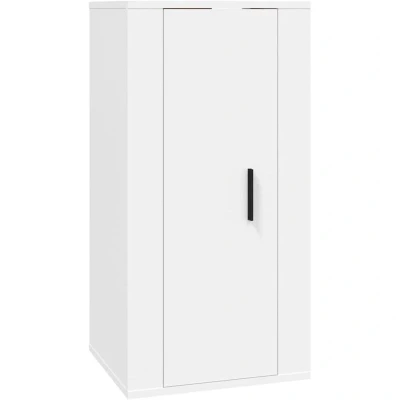 Image of vidaXL Wall Mounted TV Cabinet White 40x34,5x80 cm