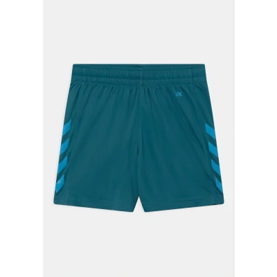 Image of hummel hmlCORE XK Poly Shorts Kids, Unisex Kids Shorts, Blue Coral, 128