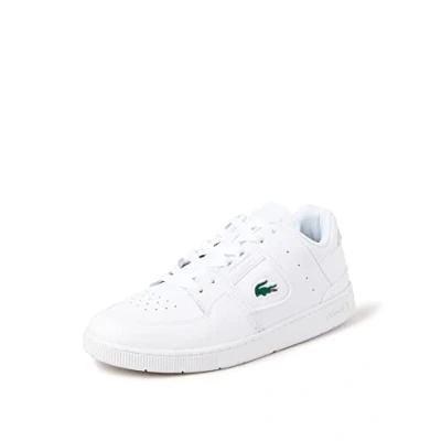 Image of Lacoste Court CAGE Trainers, Men&#039;s, Size: 8, White leather and imitation