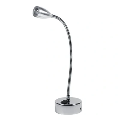 Image of LED Wall Lamps, 3W 85 265V Flexible Adjustable Gooseneck Bedroom Bedside Conical Lamp Sconce Reading Light with Knob Switch for Bedroom, Office, Workbench, Studio