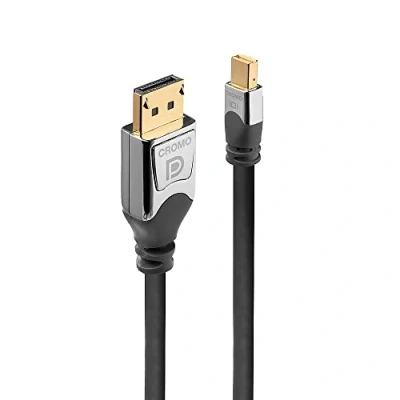 Image of LINDY 2m CROMO Mini DisplayPort to Cable