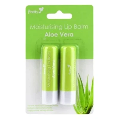Image of Pretty Moisturising Lip Balm Aloe Vera