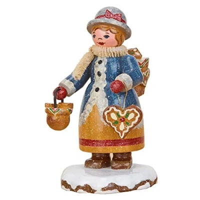 Image of Hubrig Volkskunst Winter Children Gingerbread Baker 7 cm / 2.8 inch
