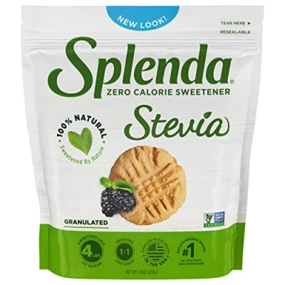 Image of Splenda Naturals Stevia Sweetener For Baking: No Calorie, All Natural Sugar Substitute W/No Bitter Aftertaste.