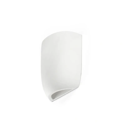 Image of Kappu 16cm Plaster Wall Lamp White 1x E14