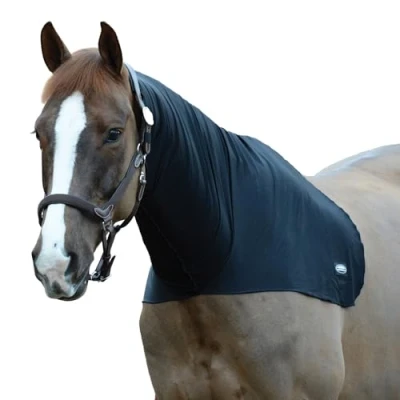 Image of WeatherBeeta Stretch Neck Rug, Black, Full