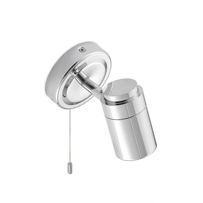 Image of Wall Light &#039;Remilan&#039; dimmable (Modern) in Silver Made of Metal for e.g. Living Room &amp; Dining (1 Source, GU10) from Lindby Lighting, lamp
