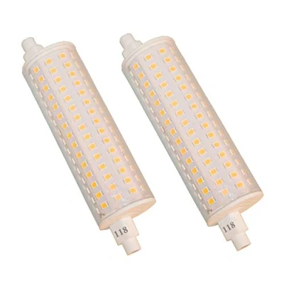 Image of KAPATA R7S Bulb 118mm LED Dimmable Warm White 120W Replacement J118 Double Ended Base Floodlight Bulbs Reflector Lamps 240V 2 Pack