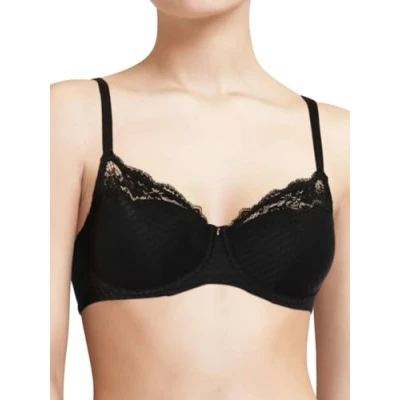 Image of Chantelle Easy Feel Marilyn Covering Foam Padded Bra Black 36C