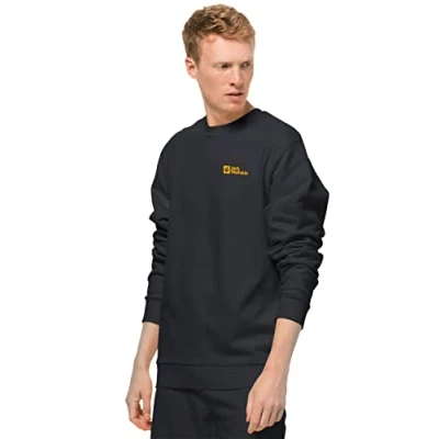 Image of Jack Wolfskin Men&#039;s Essential Jumper, Black, S