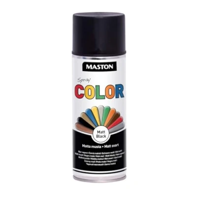 Image of Maston Colour Spray Paint 400 ml Matt Black