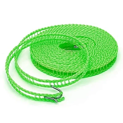 Image of Clothesline Windproof Outdoor 5m/ 16.4ft, Portable Clothes Drying Rope Nylon Line String Outdoor, for Camping Travel Hanger or Home Use