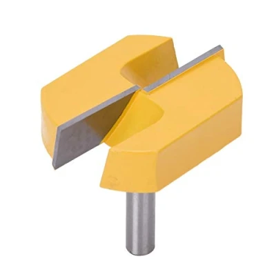 Image of 8mm Shank Router Bit, 8x57mm Bottom Cleaning Bit Surface Planing Woodworking Milling Cutter