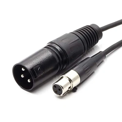 Image of SiYear 3 Pin XLR Male Plug to Socket Female Mini Pro Lapel Microphone Cable TA3 Cable（1.5M/5FT