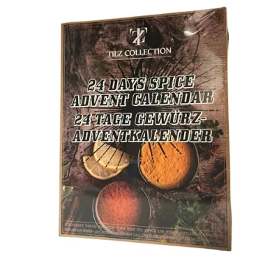 Image of Spices and Herbs Advent Calendar 2024 24 Days Countdown to Christmas with Assorted Mini Spice Jars Food Women, Men, Chef, Cooking Enthusiast