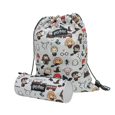 Image of Bioworld Harry Potter Chibi Character Pencil Case &amp; Swim Bag Set