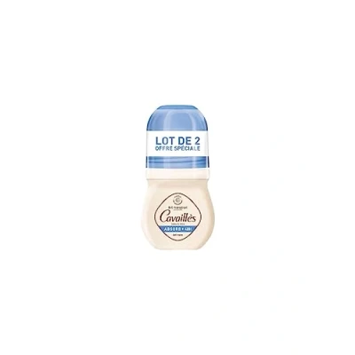 Image of Rogé Cavaillès Absorb+ 48H Anti Trace Deodorant Roll On 2 x 50ml