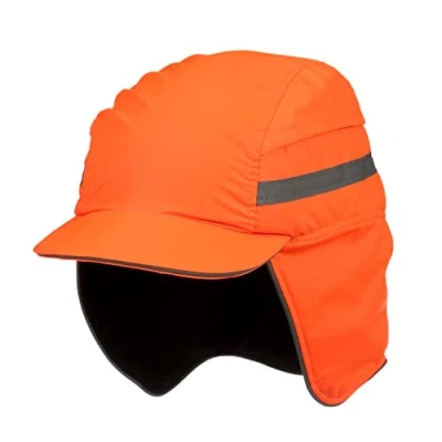 Image of 3M First Base 3 Bump Cap 2021218, Winter, High Visibility, Orange Reduced Peak, 55mm
