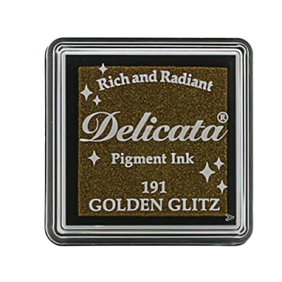 Image of Tsukineko Ink Pad, Acrylic, Golden Glitz, 3.4 x 2 cm