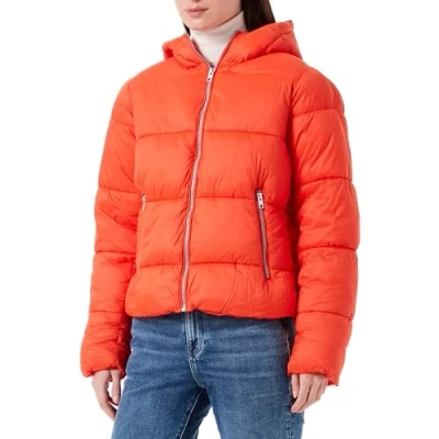 Image of JJXX Women&#039;s Jxbillie OTW Sn Puffer Jacket, Poinciana, L