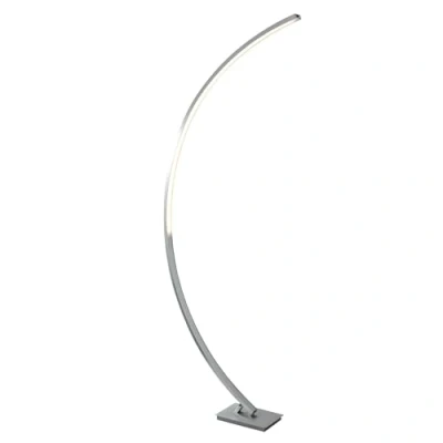 Image of Colton LED 1 Light Dimmable Floor Lamp Stainless Steel